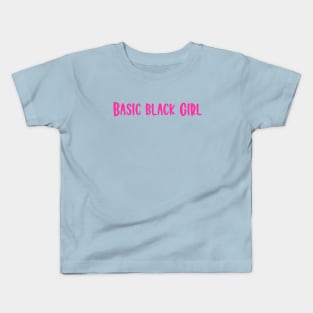 Basic black girl Kids T-Shirt